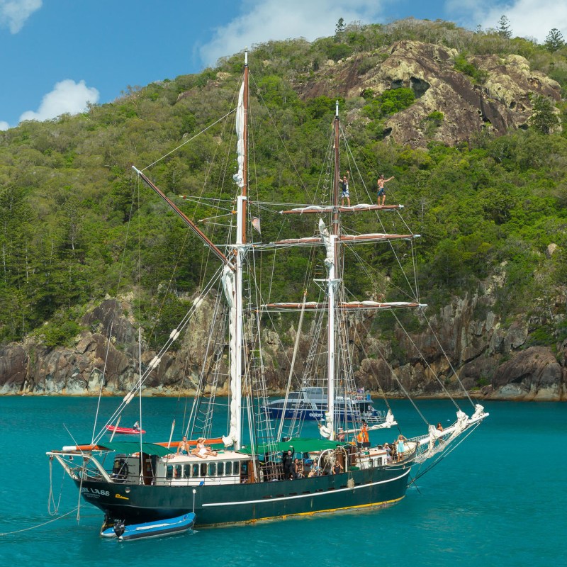a small boat in a body of water