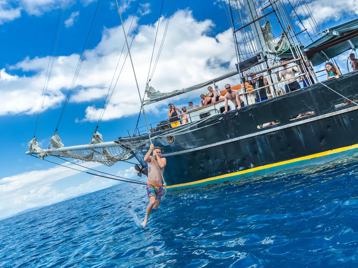 a large ship in a body of water