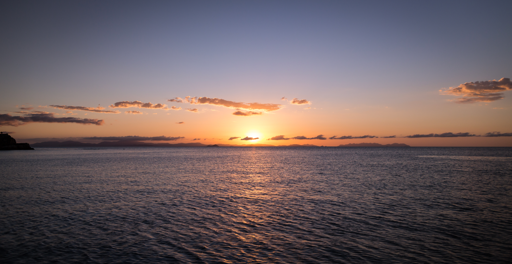Solway Lass – Sunset in the Whitsundays