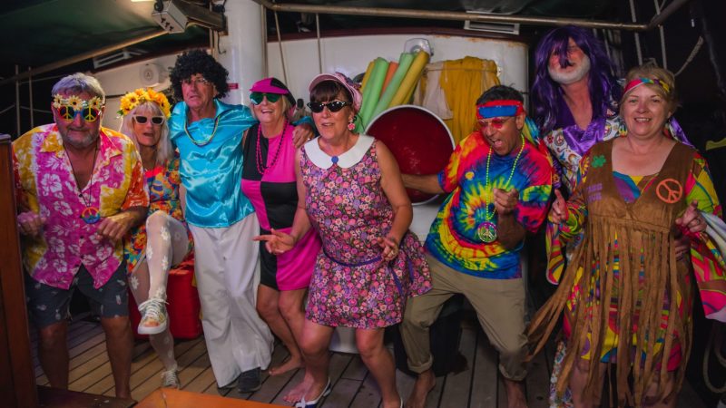 a group of people posing for the camera